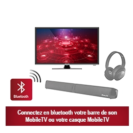 Téléviseur connecté MobileTV Silverline Smart - module bluetooth