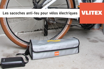 Sacoches anti-feu VLITEX pour vélos électriques